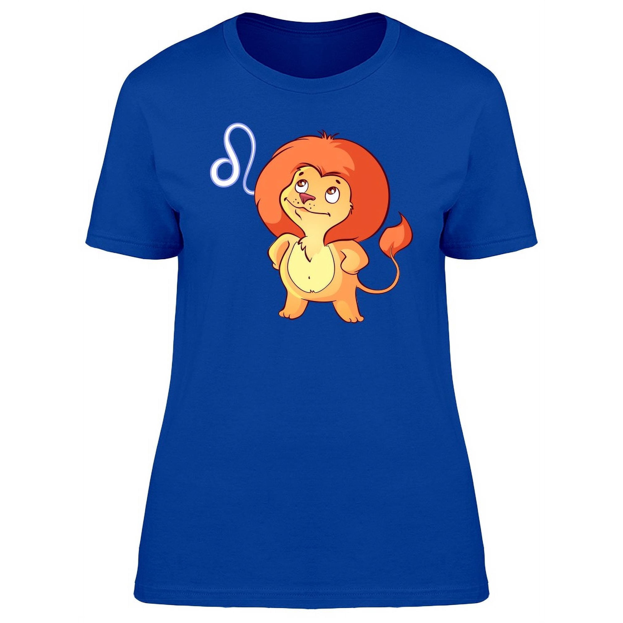 Zodiac Lion T-Shirt Women -Image by Shutterstock Female Medium