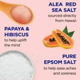 Dr Teal's Hawaiian Bliss Epsom Salt Magnesium Soak, Red Sea Salt, Papaya & Hibiscus, 3 lbs