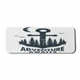 thumbnail image 1 of Adventure Computer Mouse Pad, Anchor with a Words Hand Drawn Elements in an Inspirational Style Print, Rectangle Non-Slip Rubber Mousepad Large, 31" x 12" Gaming Size, Indigo, by Ambesonne, 1 of 2