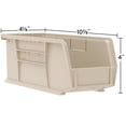 thumbnail image 2 of Akro-Mils 12 Pack AkroBins Plastic Storage Bins, Space-Saving Organizers, Yellow, 2 of 8
