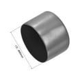 thumbnail image 3 of 8pcs Rubber End Caps 80mm ID Vinyl Round End Cap Cover Screw Thread Protector Dark Grey, 3 of 4