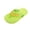 Green, variant on Kids Lightweight Sport Letter Print Open Toe Beach Flip Flops Size:9.5