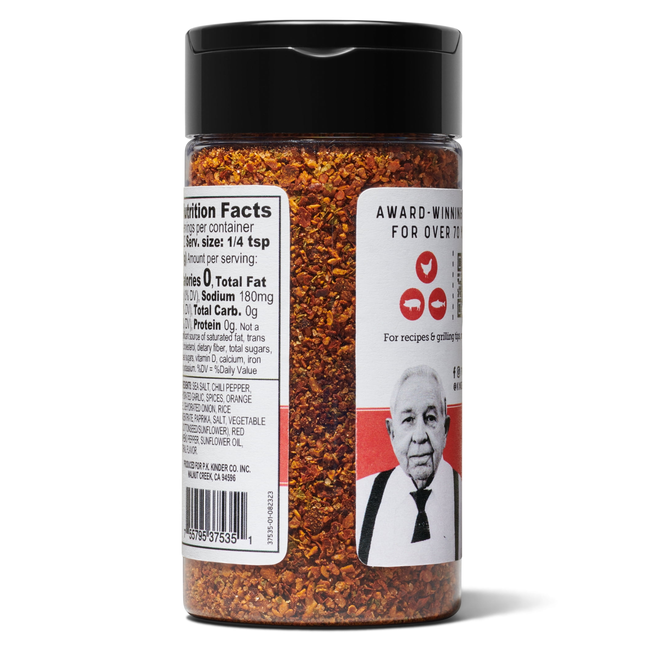 (6 pack) Kinder's Red Jalapeno Garlic Seasoning, 4.3 oz