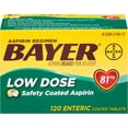 thumbnail image 2 of Bayer spirin Regimen Low Dose 81mg Enteric Coated Tablets 120 ea (Pack of 3), 2 of 5