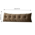 thumbnail image 3 of Soft Bed Backrest Cushion Polyester Fabric Versatile Design Removable Washable Ergonomic Support for Sitting Sleeping Sofa Chair Bed, 3 of 8