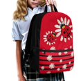 thumbnail image 3 of Uourmeti Ladybug Daisy Backpack, Adjustable Comfort Straps School Backpack 17 Inch Premium Non Fade Student Bookbag for Travel Daily Use, 3 of 6