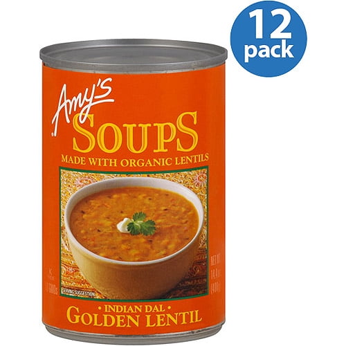 Amy's Golden Lentil Soup, 14 oz, (Pack of 12) by Amy's Kitchen