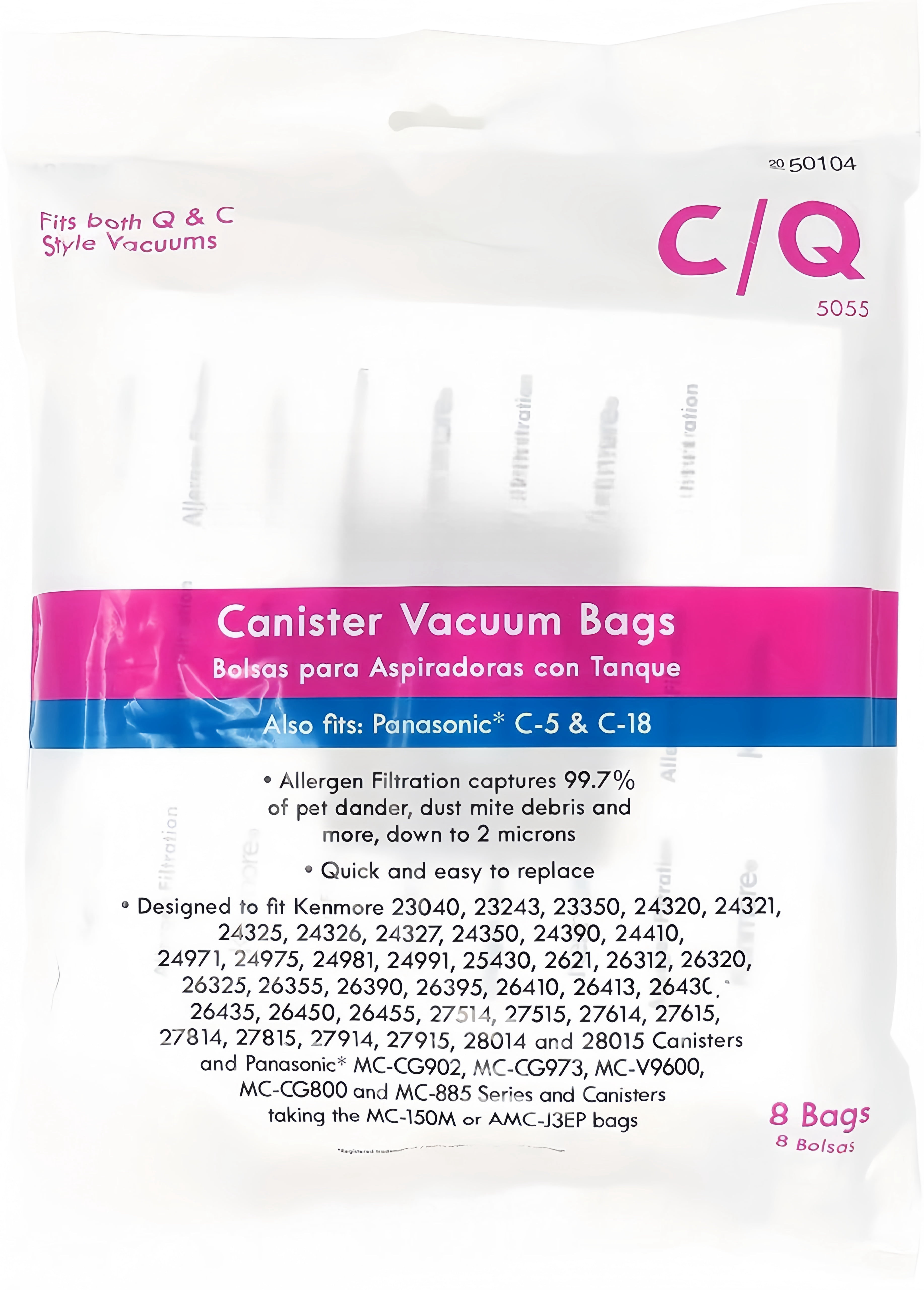 ATXKXE Canister Vacuum Cleaner Bag, Oreck XL Buster B PKBB12DW