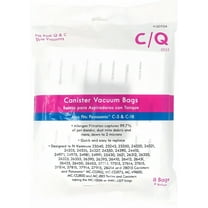8 Pack Canister Vacuum Bag Fit for Kenmore C, Q; Panasonic C-5 & C-18, 50104 5055