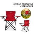 thumbnail image 3 of Sillas de Camping Duralife Camping 4 Piezas Rojo, 3 of 7