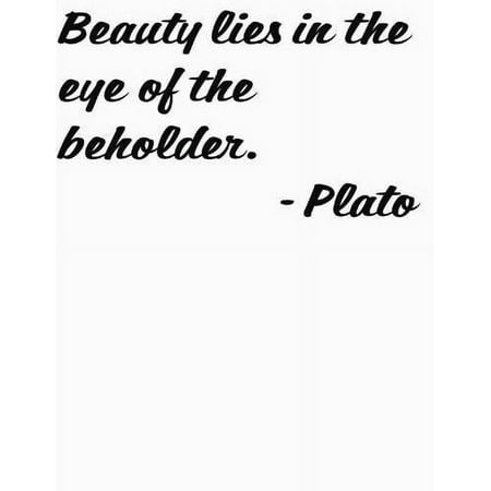 Do It Yourself Wall Decal Sticker Beauty Lies In The Eye Of The Beholder Words Of Wisdom Inspiring Life Quote A…