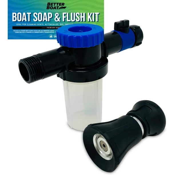 Car Wash Sprayer and Boat Engine Flush Kit Water Hose Mixer to Get