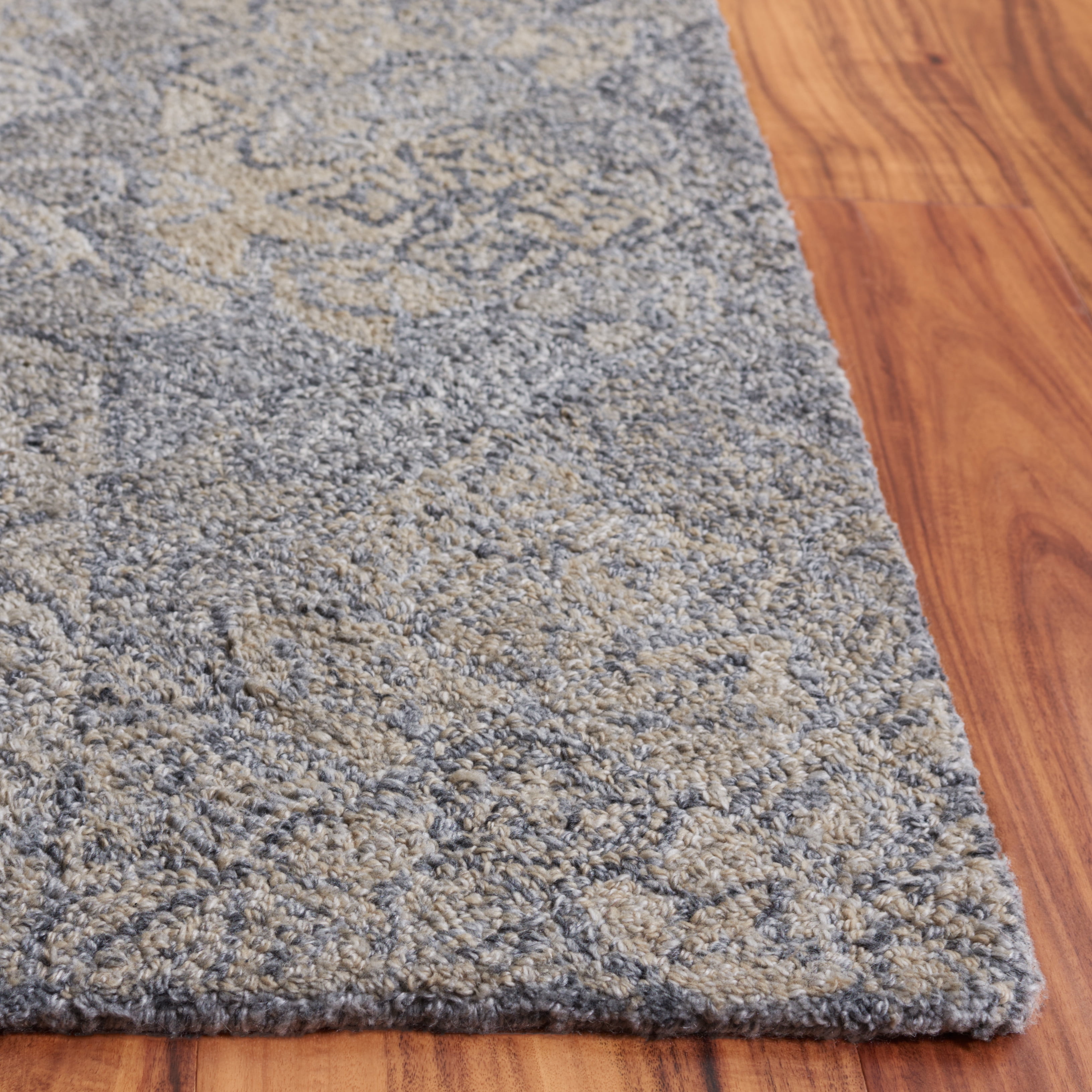 SAFAVIEH Abstract Gloria Geometric Area Rug, Beige/Gray, 6' x 9'