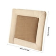 thumbnail image 3 of Xihbxyly Cojín para Silla de Comedor, Funda de Lino Suave, Diseño Antideslizante con Lazos, Fácil de Limpiar, Transpirable y Cómodo, para Uso En Oficina y Hogar, Tamaño 40 X 40 Cm., 3 of 6