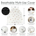 thumbnail image 4 of Sweet Jojo Designs Boho Rain Multi Use Baby Car Seat and Nursing Cover, 4 of 4