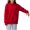 Red, variant on SBYOJLPB Women's Hooded Sweatshirts with Pokect Solid Color Design Long Sleeved Hoodie Sweatshirt Casual Top