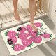 thumbnail image 5 of Alfombras de baño de 16 pulgadas / 40 * 23,6 pulgadas / 60 cm, linda alfombra de baño de fresa, alfombra de baño antideslizante para el piso, alfombra de baño lavable, alfombra, 5 of 6