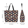thumbnail image 5 of Naloa Holiday Gingerbreads Tote Bag for Women Large Capacity Shoulder Bag for College Work Travel Shopping, 5 of 8