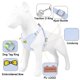 thumbnail image 4 of Conjunto de arnés y correa de pana de verano para perros pequeños y medianos, arnés transpirable para cachorros y gatos, correa para caminar para mascotas y chihuahuas, 4 of 5