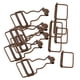 thumbnail image 1 of Pinzas para peto con hebilla rectangular para tirantes, monos y vestidos tipo delantal 3.2cm, 1 of 9