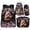 Cherry Blossom Capybara, variant on Yspwyqan Sunflower Highland Cow Aztec Kids Backpack Set 4Pcs with Lunch Box Pencil Case Water Bottle Bag, Double Zip Lightweight Large Capacity Bookbag Fits 14" Laptop for School
