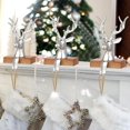 thumbnail image 4 of For Mantel Christmas Deer Stocking Holder Metal Reindeer Christmas Stocking Holder 4 Pieces Christmas Stocking Holder Gold Pieces Christmas Stocking Holder, 4 of 5