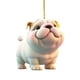 thumbnail image 2 of RKSTN christmas ornaments Border New Product Christmas Dog Car Hanger Christmas Decoration Acrylic Car Hanger Home Hanger, 2 of 3