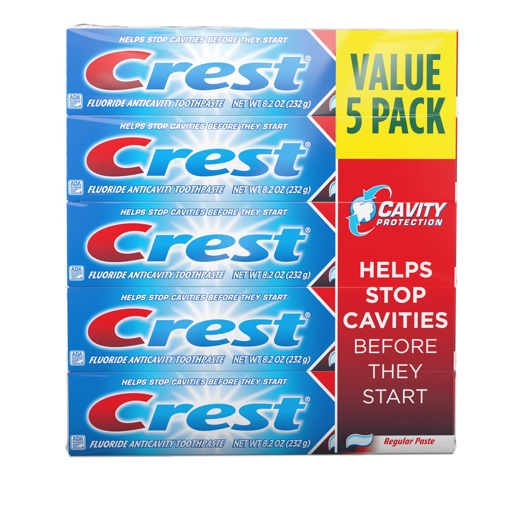 Crest Cavity Protection Toothpaste 5 Pack