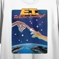 thumbnail image 2 of E.T. Space Touch Women's White BF Crop Tee-Large, 2 of 3