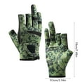 thumbnail image 3 of PRETXORVE Camouflage Pattern Fishing Gloves Breathable and Half-Finger Sun Protection Gloves Suitable for Summer, 3 of 6
