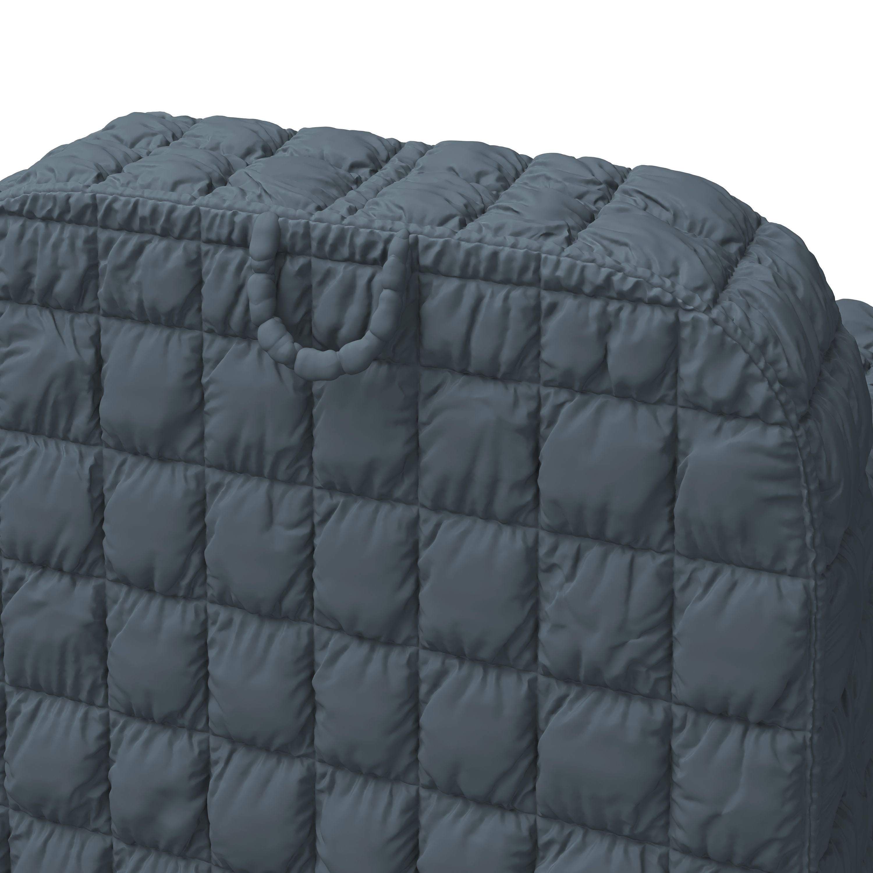 Mainstays Kids Compressed Puffy Chair, Blue
