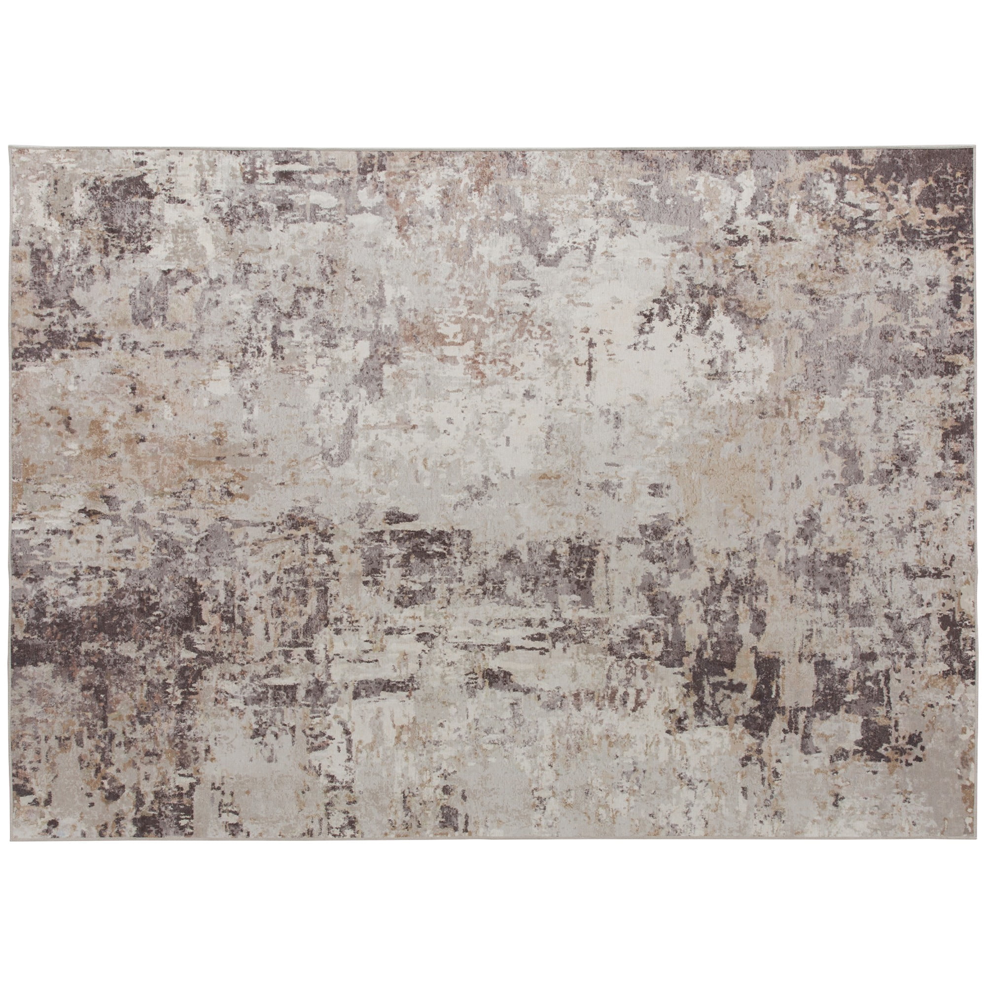Area Rug 72"x47.6" Chenille Soft Non-Slip TPR Backing Machine Washable Rug for Living Room Bedroom