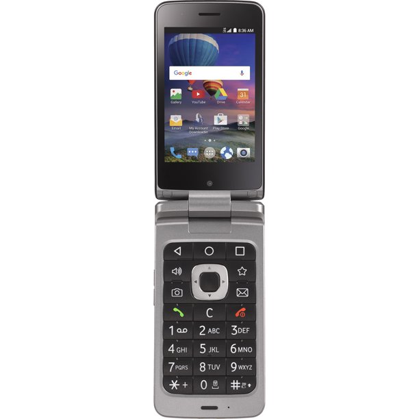 Tracfone ZTE Cymbal T 4G LTE, 8GB Black Prepaid Smartphone Walmart