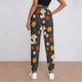 thumbnail image 3 of Women's Sweatpants, Autumn Fox Baggy Sweatpants Joggers for Women, Fall Outfits for Women 2024 Lounge Yoga Athletic Workout Pants with Pockets, 3 of 7