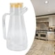 thumbnail image 4 of Botella De Aceite De Vidrio De Borosilicato Alto, Dispensador De Vinagre De Vidrio A Escala Transparente A Prueba De Polvo Con Ergonómico Para Cocina, 4 of 7