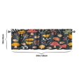 thumbnail image 3 of Mushroom (44) Kitchen Curtains 54x18 Inch Window Curtain over Sink Short Tier for Bathroom Cafe Rod Pocket Kitchen Decor Living Room Window Treatment Fabric 1 Panel, 3 of 3