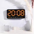 thumbnail image 6 of Qonioi Large Screen Wall Clock, Voice Control Multifunctional Alarm Clock, Temperature Display Living Room Clock, Digital Wall Timepiece, 6 of 6