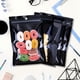 thumbnail image 2 of 300 Bolsas para Gomitas, Bolsas Resellables Peque&ntilde;as con Cierre Herm&eacute;tico, Multiusos para Snacks, Frutos Secos, Cosm&eacute;ticos, Accesorios, etc (Negro, 10 X 15 CM), 2 of 7