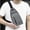 Gray, variant on Crossbody Backpack Sling Bag with Headphone Hole, VVQ Adjustable Multipurpose Chest Bag for Hiking Travel Outdoor Sports, Black