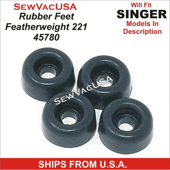 Rubber Feet 45780 For Singer Featherweight Model 221