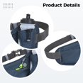 thumbnail image 3 of Sac Banane avec Porte-Bouteille d'Eau, Sac de Taille Imperméable pour la Course, Ceinture de Sport Réfléchissante avec Sangle Réglable, Pochette d'Hydratation pour Entraînement Physique Jogging Randonnée, 3 of 5
