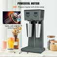 thumbnail image 2 of VEVOR Milkshake Maker, 375W x 2 Electric Commercial Double Heads Drink Mixer Blender, LED Intelligent Microswitch, 3-Speed  with 2 x 820 ml Stainless Steel Cups, 2 of 9
