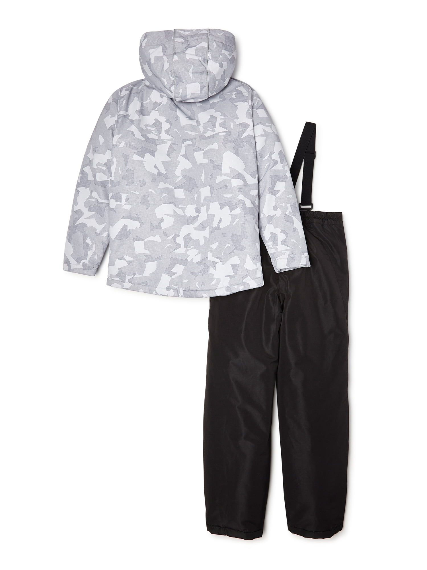 Iceburg Boys Midway Camo Jacket & Snow Bib 2 Piece Set, Sizes 4-18