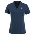 thumbnail image 2 of Women's Cutter & Buck  Heather Navy Arizona Wildcats Forge Blade Collar V-Neck Top, 2 of 3