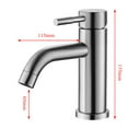 thumbnail image 2 of Ruibeauty Basin Faucet Bathroom Sink Faucets Parts Basin Mixer with Hand Hot Cold Faucet, 2 of 5
