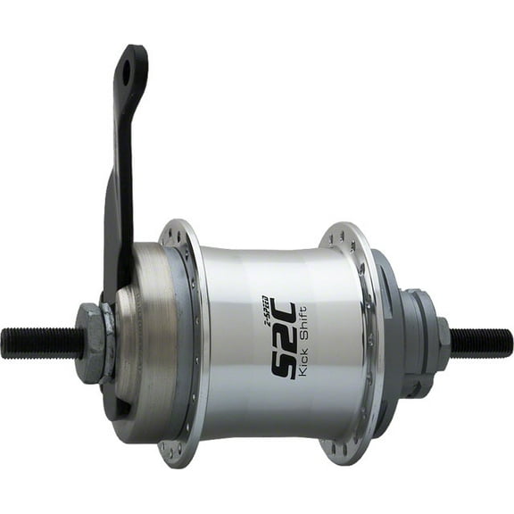 Sturmey-Archer S2C Kick-Shift Hub Kit 36h 116mm Silver with Coaster Brake