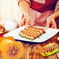 thumbnail image 5 of 1-Pack Hot Dog Maker Meat Stick Squeezer Meatball Rapid Prototyping Tool Kitchen DIY Tool (Orange), 5 of 5