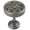 English Antique Silver/Pewter, variant on Urbanest Medallion Curtain Holdback – Elegant Drapery Tieback, Farmhouse Drapery Hardware for Stylish Window Treatments, 1 Piece, Ivory