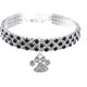 thumbnail image 1 of Collar para mascotas con diamantes, colgante elástico ajustable en forma de corazón, collar para mascotas pequeño (negro), 1 of 5