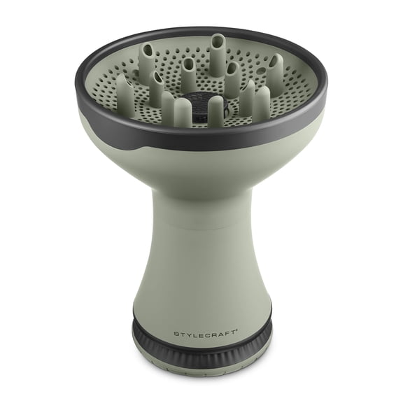 StyleCraft Sage Collection Diffuser Hair Dryer for Curly Hair, Ion Generator for Frizz-Free Curls